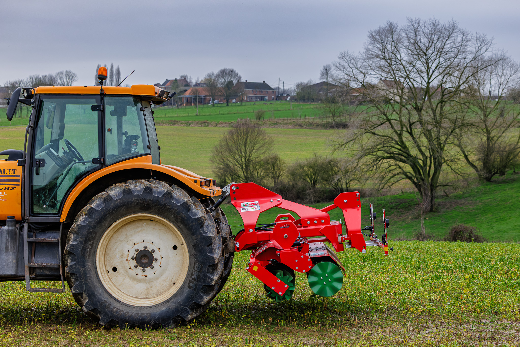 Deelmachine voor niet-kerende bodembewerking - Landschapspark Vlaamse Ardennen